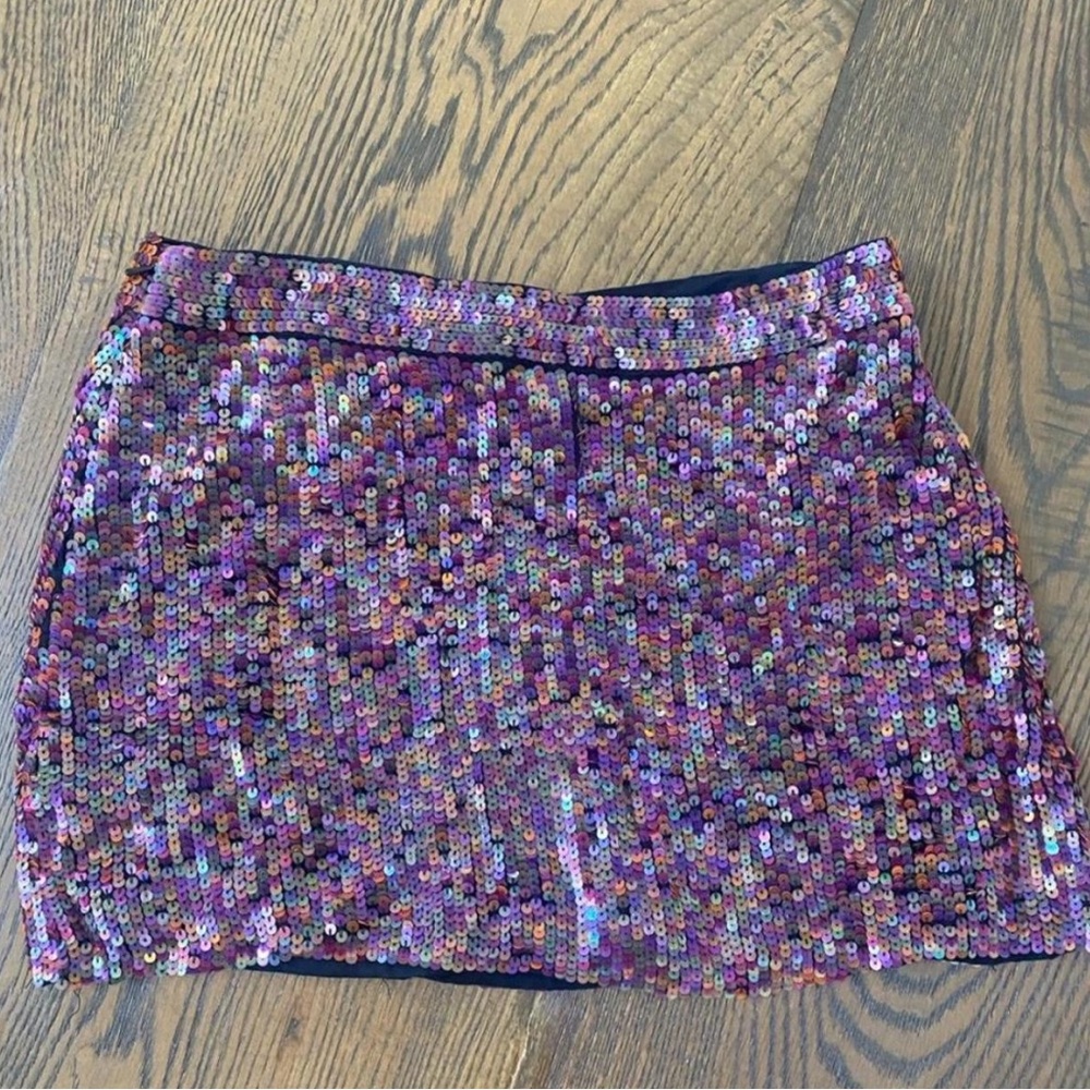 Mini Sequin Skirt